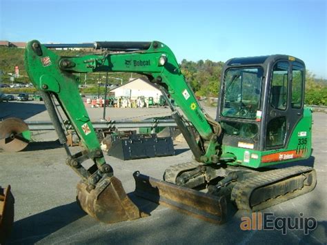 2008 bobcat 335g mini excavator|width of bobcat mini excavator.